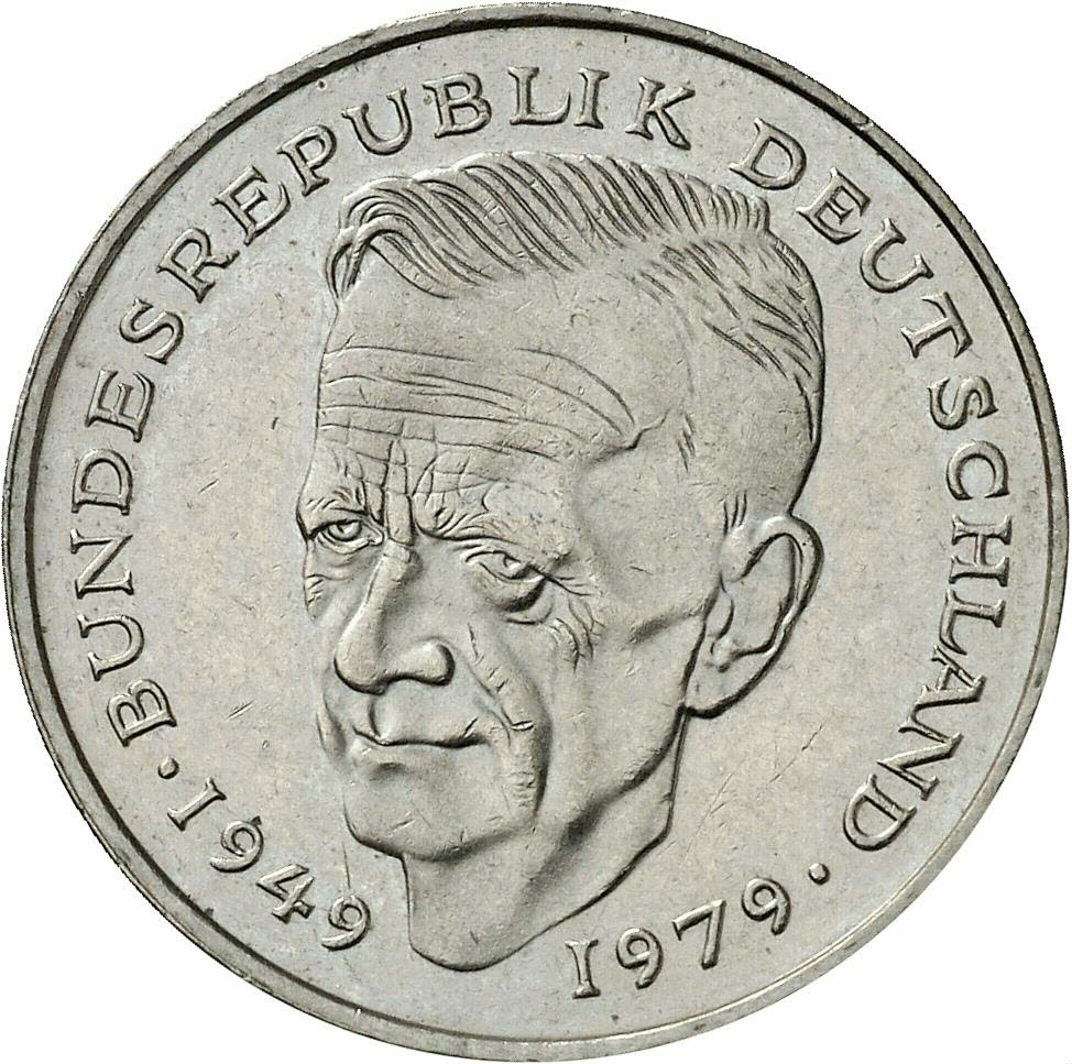 DE 2 Deutsche Mark 1986 F