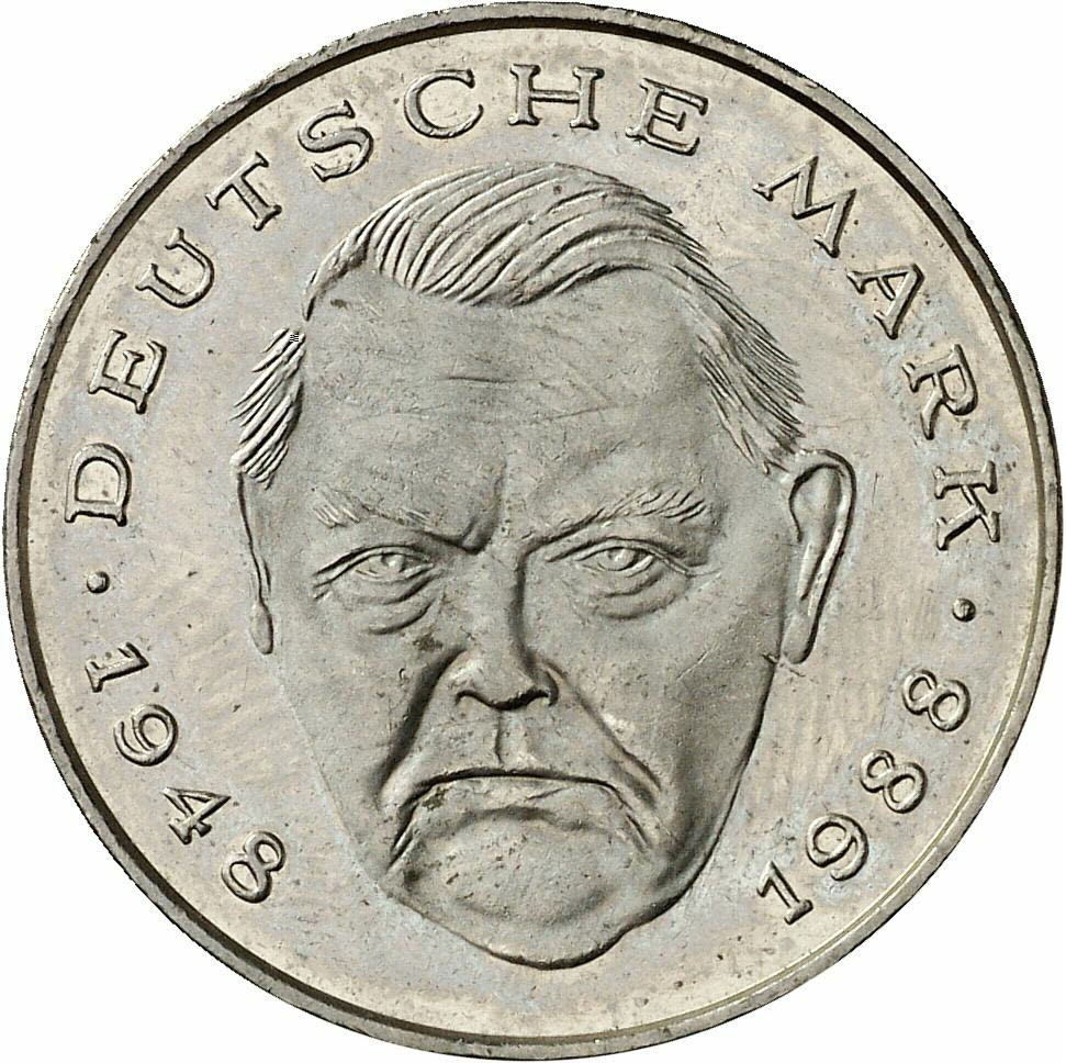 DE 2 Deutsche Mark 1989 J