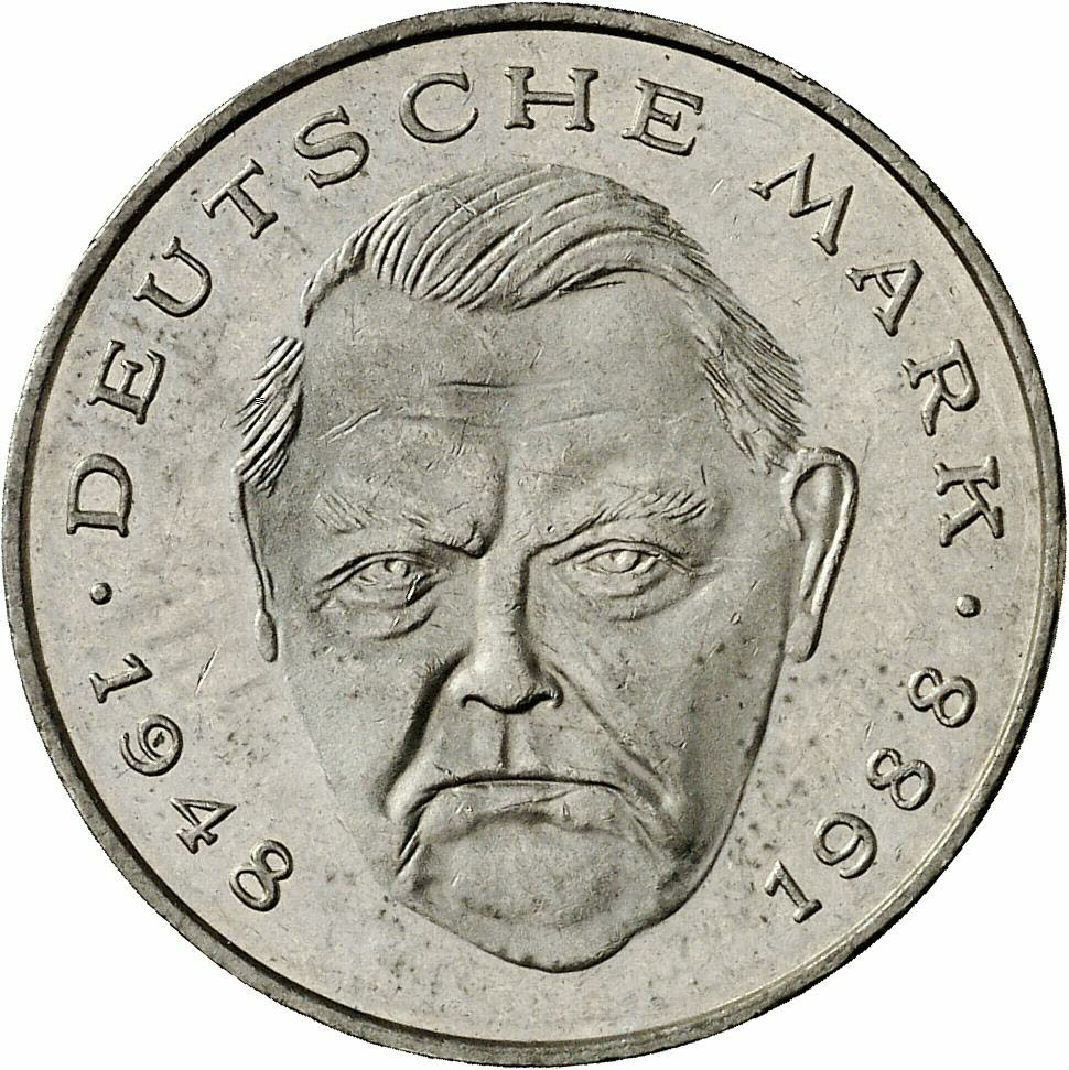 DE 2 Deutsche Mark 1990 J