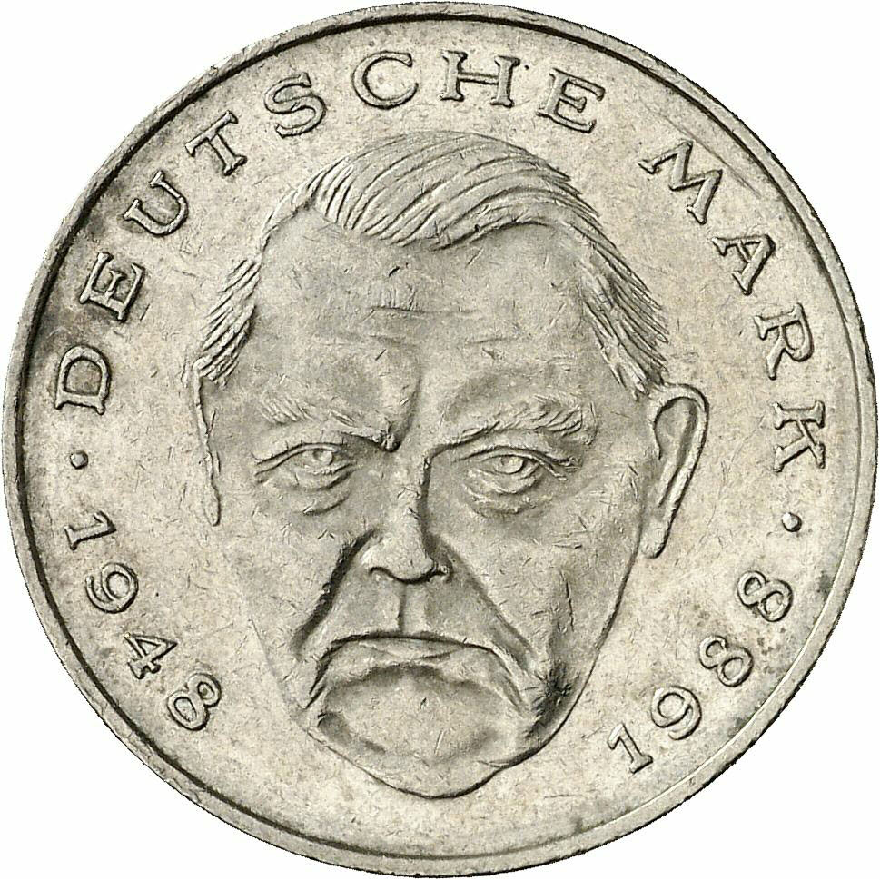 DE 2 Deutsche Mark 1993 J