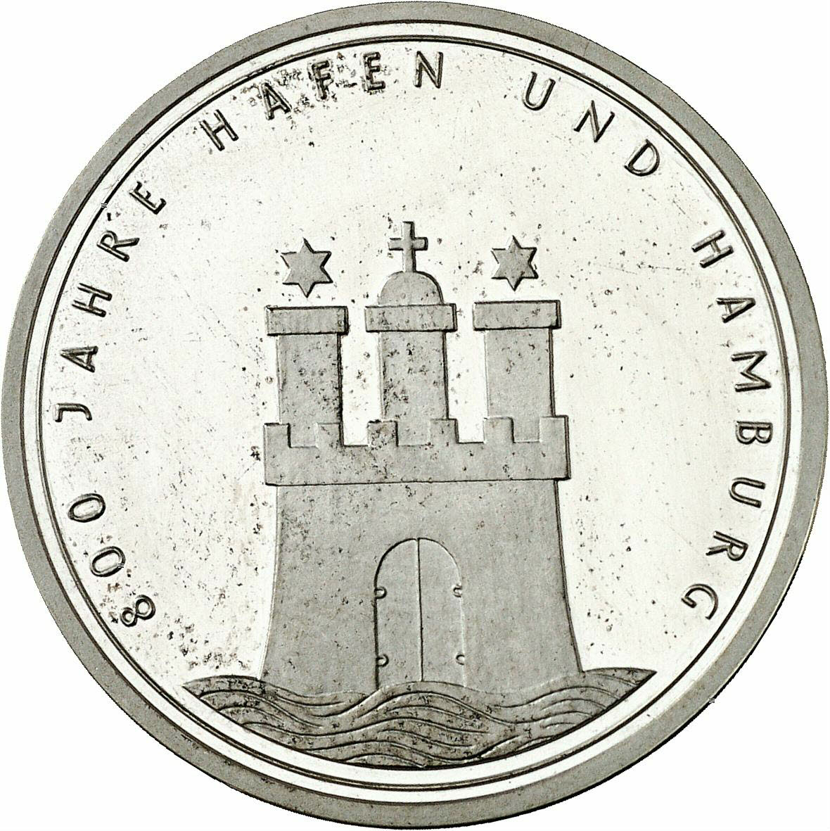 DE 10 Deutsche Mark 1989 J