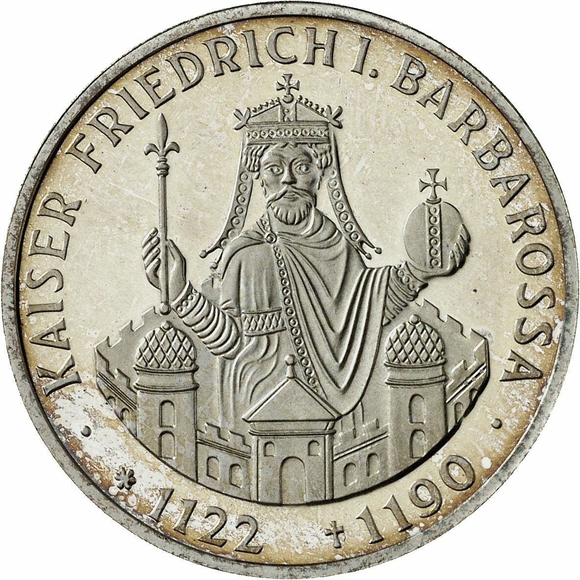 DE 10 Deutsche Mark 1990 F