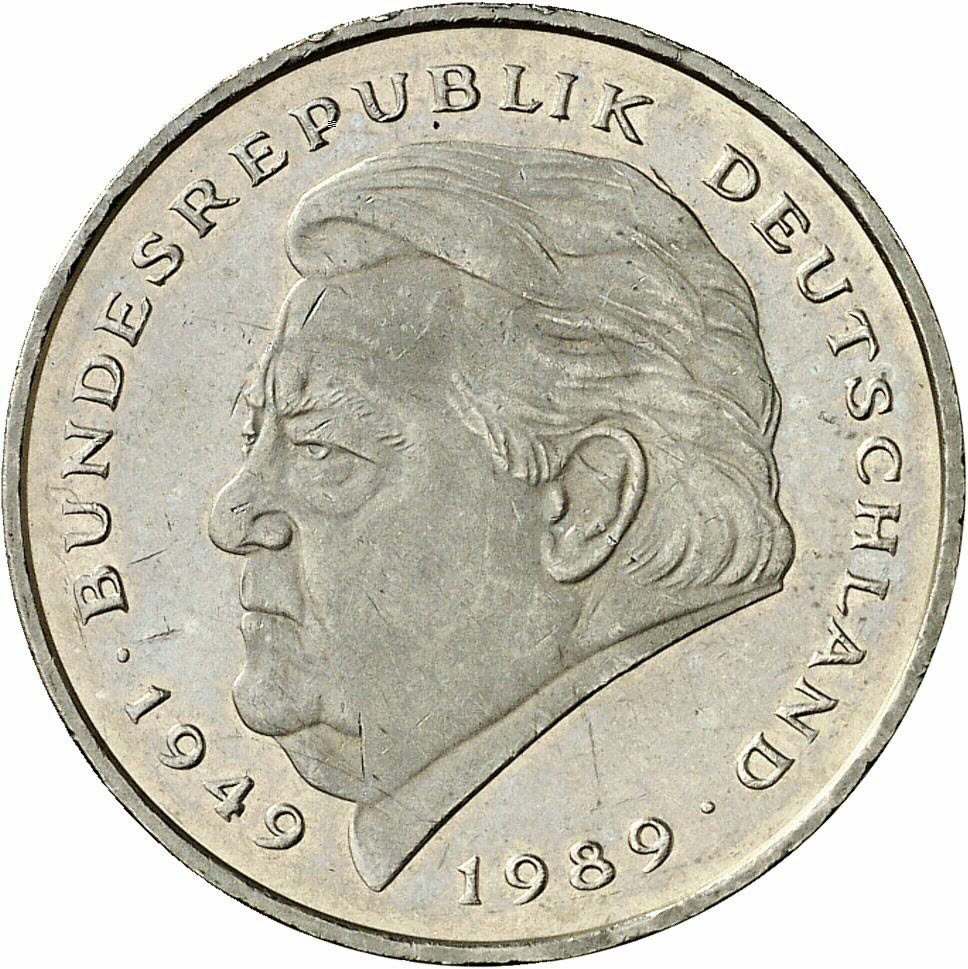 DE 2 Deutsche Mark 1992 J