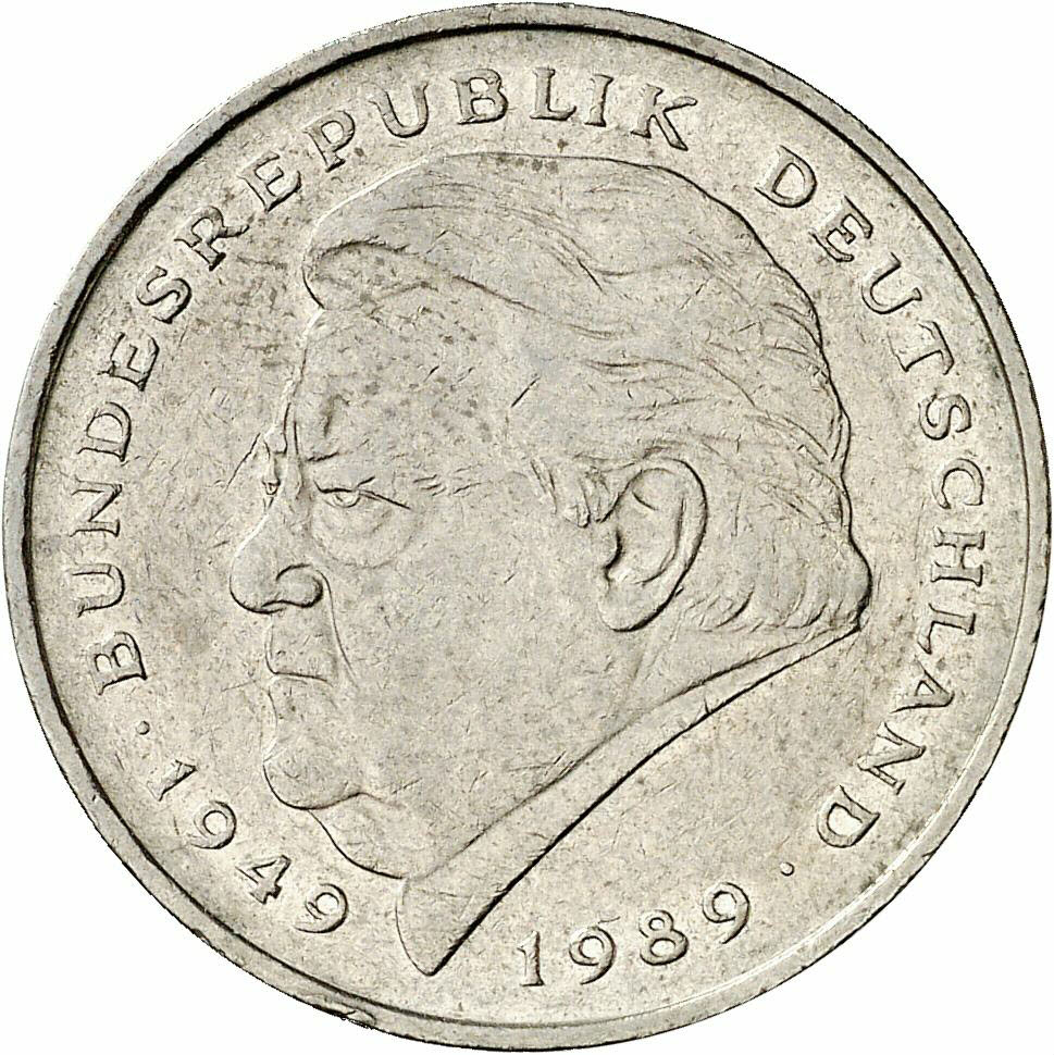 DE 2 Deutsche Mark 1991 D