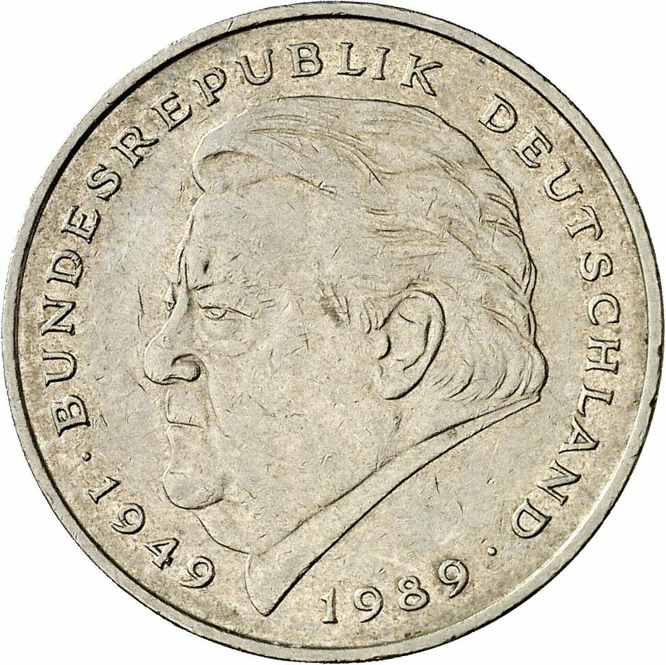 DE 2 Deutsche Mark 1992 D
