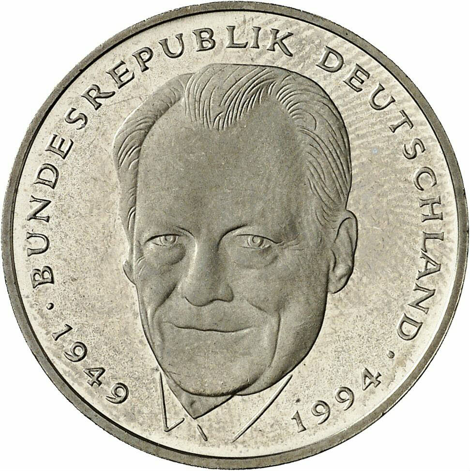 DE 2 Deutsche Mark 1995 J