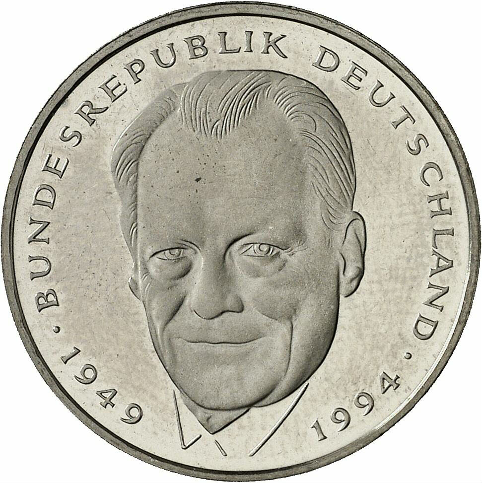 DE 2 Deutsche Mark 1997 A