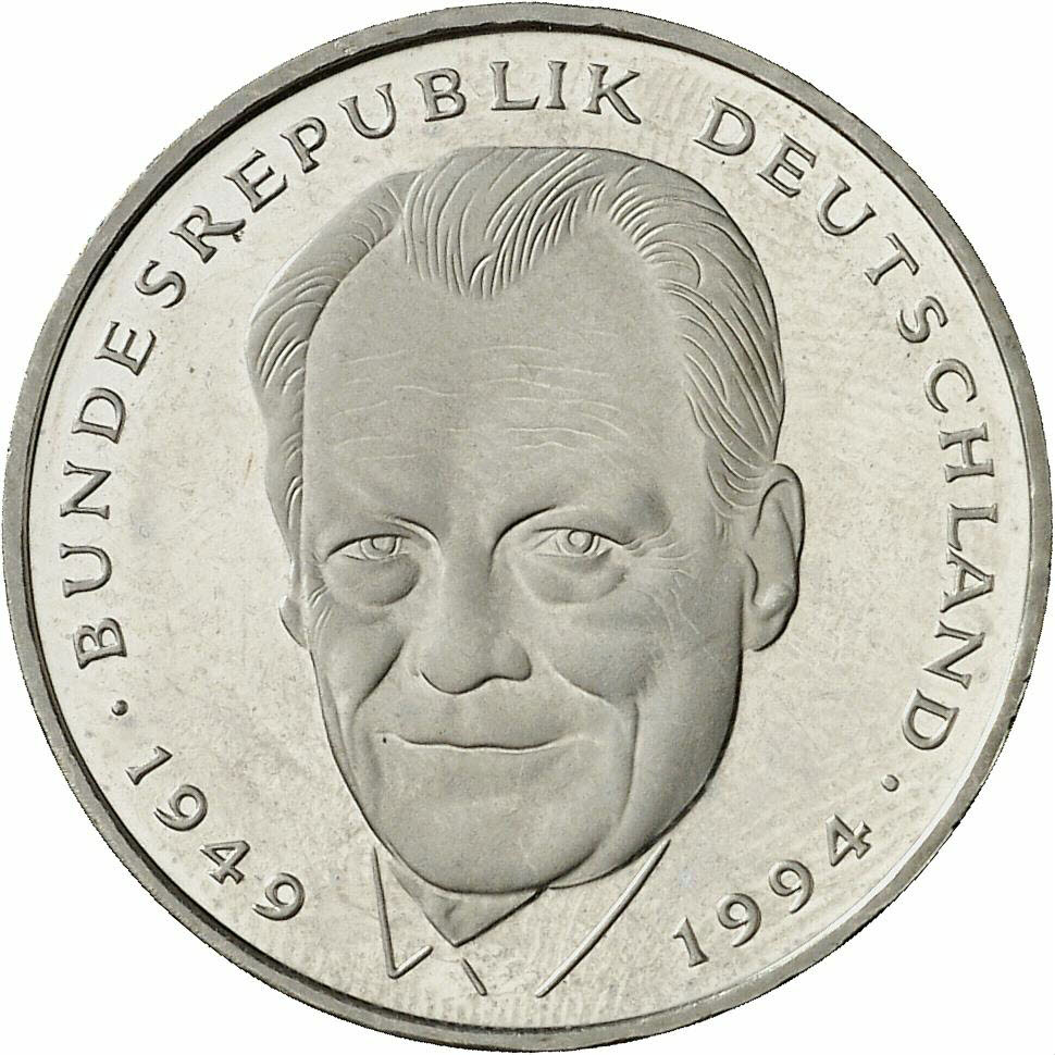 DE 2 Deutsche Mark 1997 J