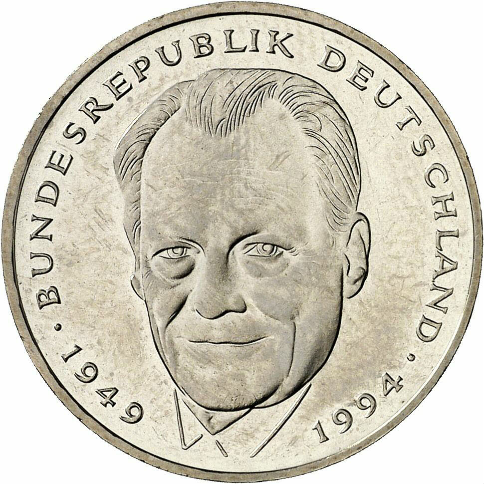 DE 2 Deutsche Mark 2001 D