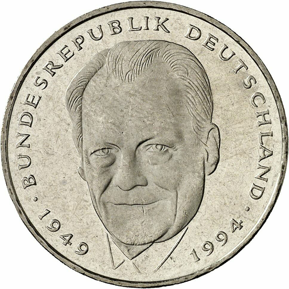 DE 2 Deutsche Mark 1998 F