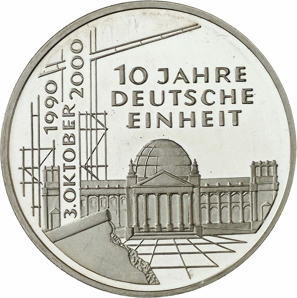 DE 10 Deutsche Mark 2000 G