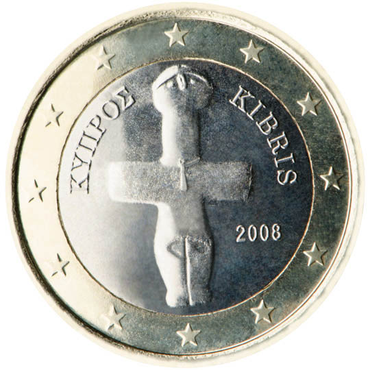 CY 1 Euro 2008 Palmette