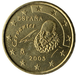 ES 10 Cent 2001 Real Casa de la Moneda Logo