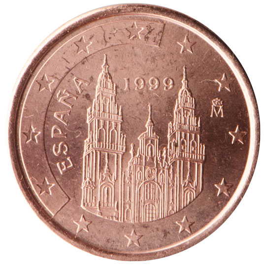 ES 1 Cent 2002 Real Casa de la Moneda Logo