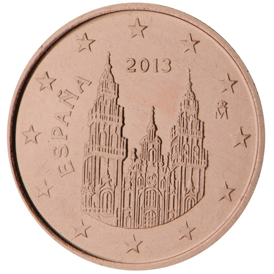 ES 1 Cent 2014 Real Casa de la Moneda Logo