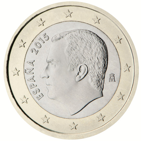 ES 1 Euro 2015 Real Casa de la Moneda Logo