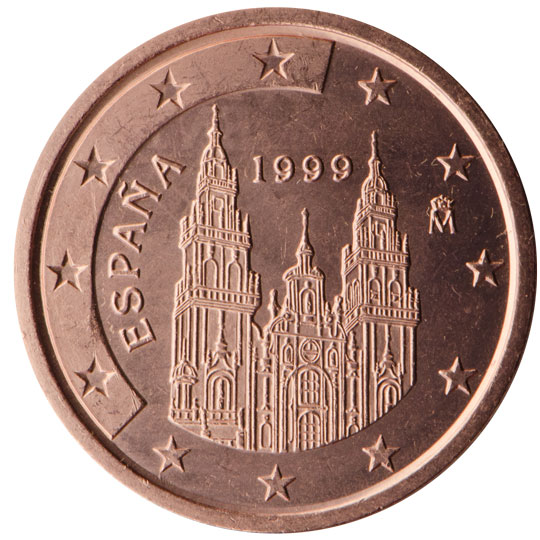 ES 5 Cent 2001 Real Casa de la Moneda Logo