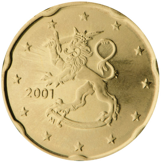 FI 20 Cent 2020 Lion