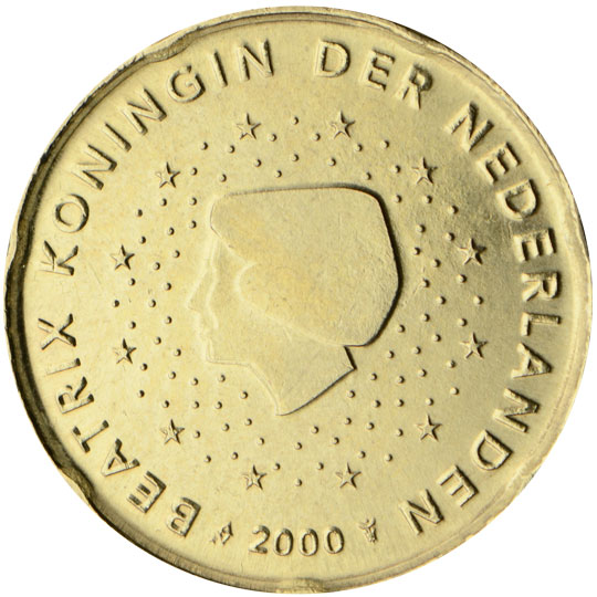 NL 20 Cent 1999 Staff of Mercury