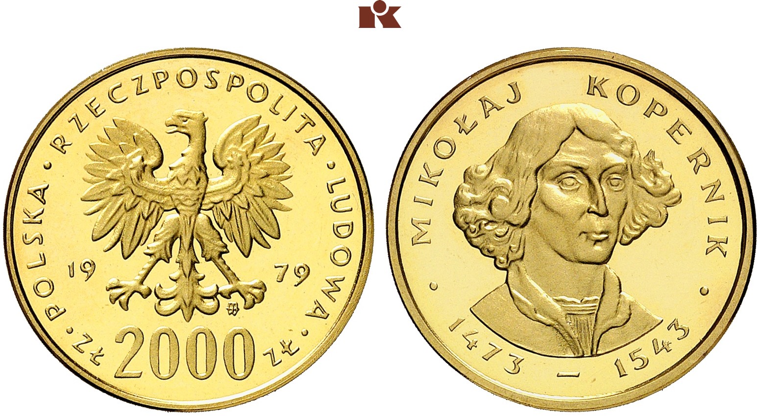 PL 2000 Zloty 1979 monogram MW