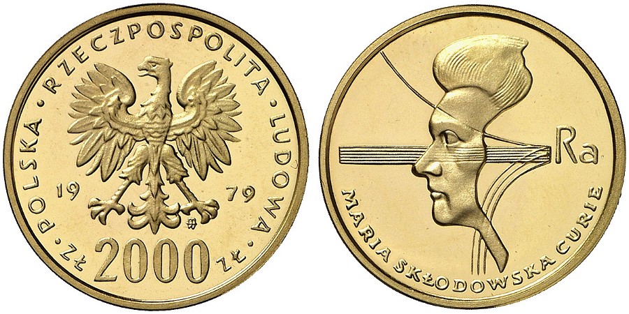 PL 2000 Zloty 1979 monogram MW