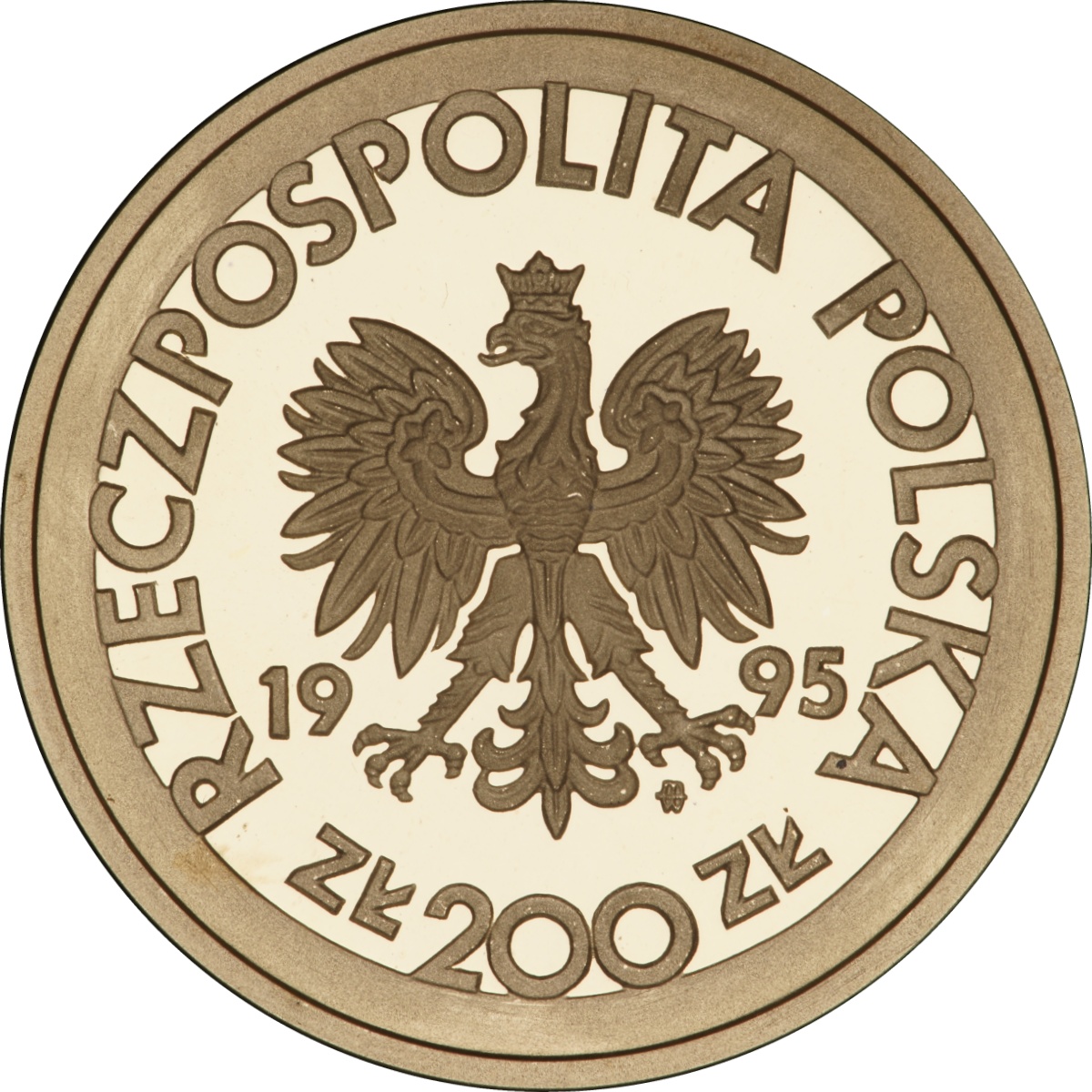 PL 200 Zloty 1995 monogram MW