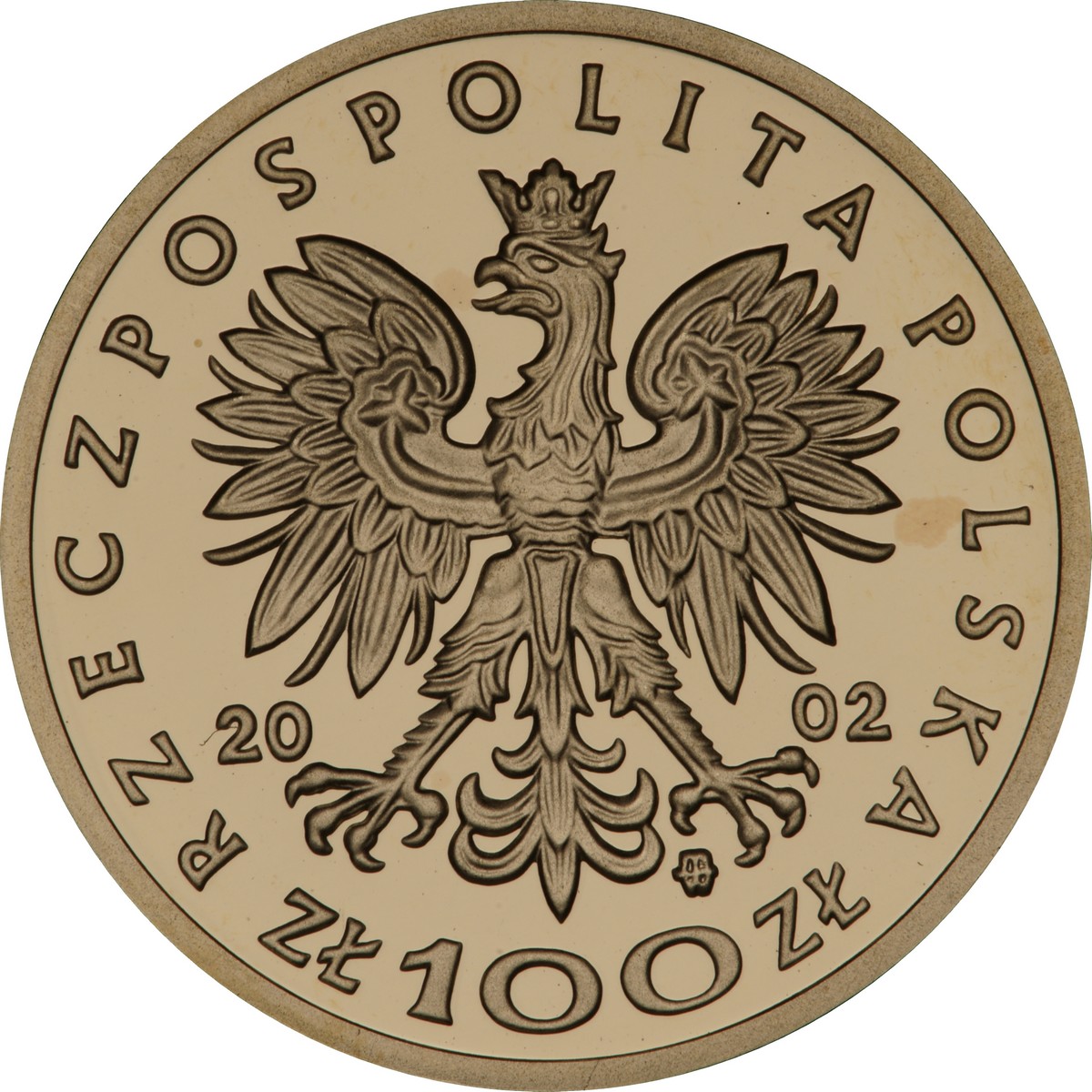 PL 100 Zloty 2002 monogram MW