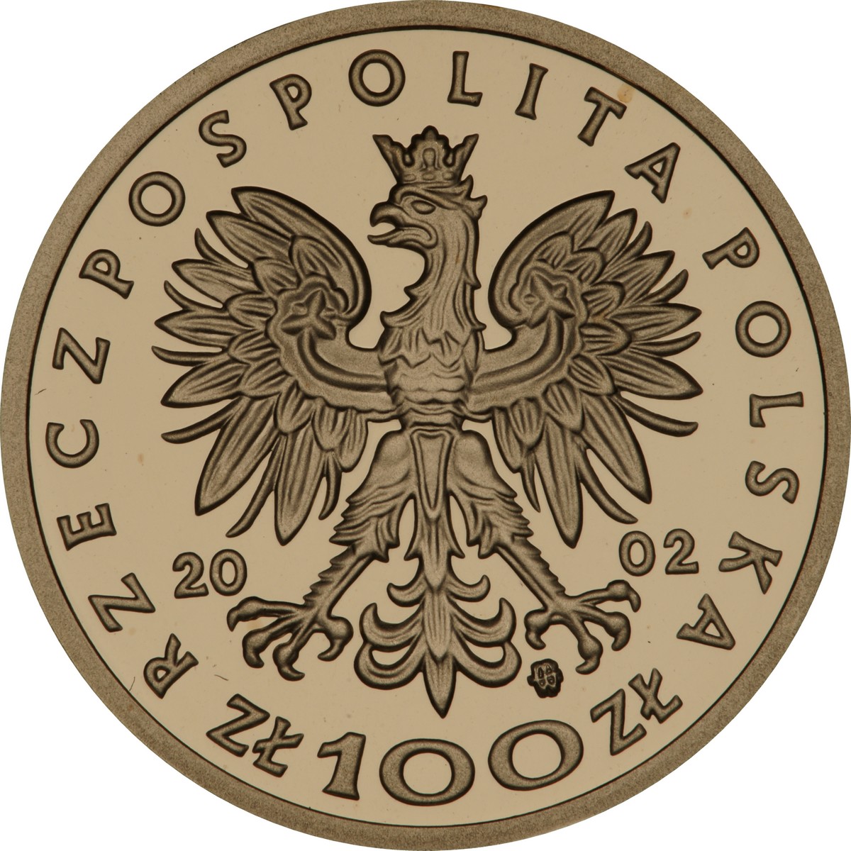 PL 100 Zloty 2002 monogram MW