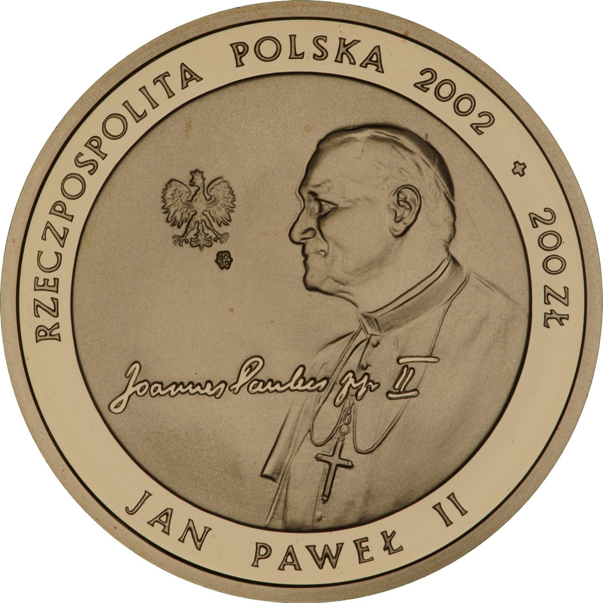 PL 200 Zloty 2002 monogram MW