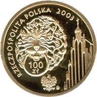 PL 100 Zloty 2003 monogram MW
