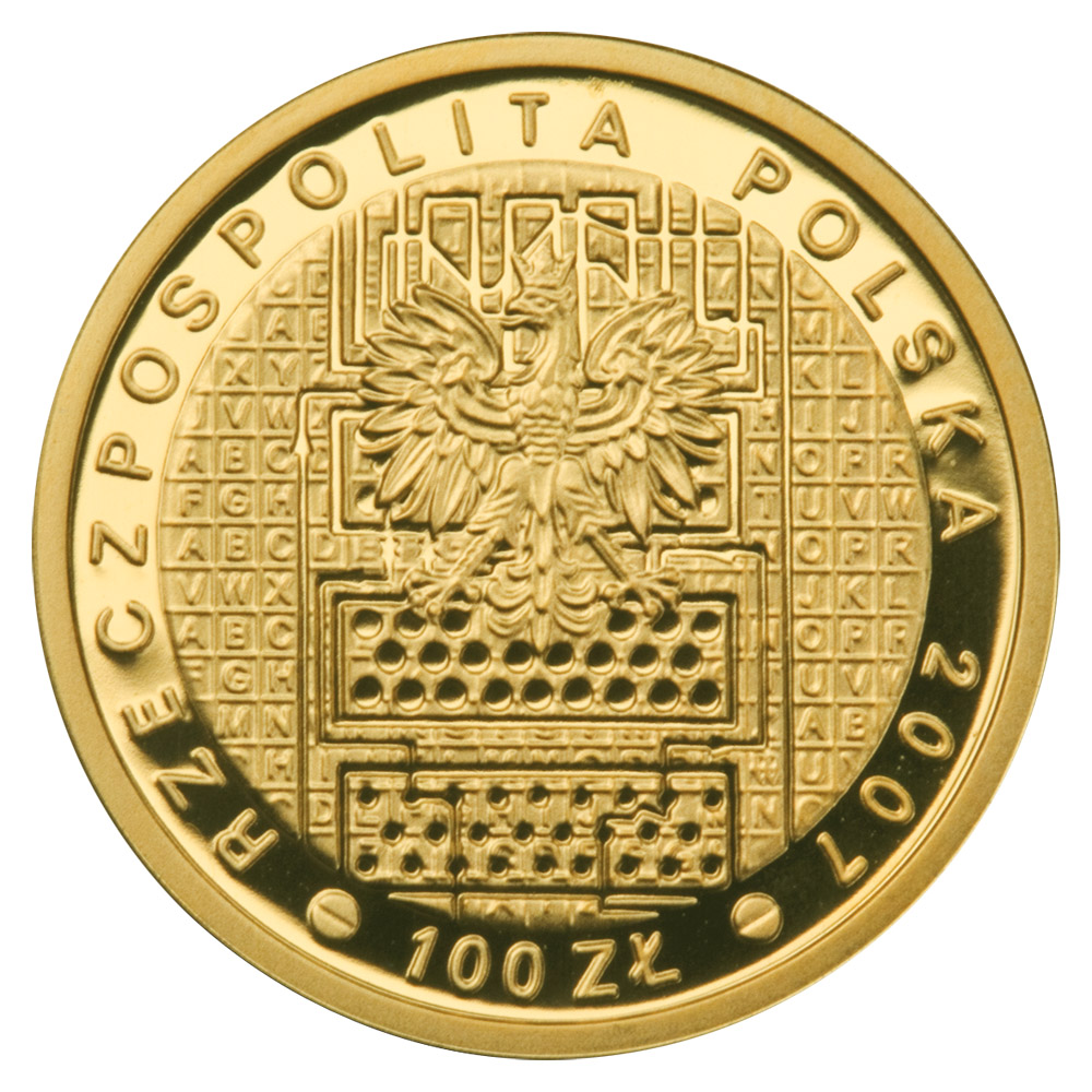PL 100 Zloty 2007 monogram MW