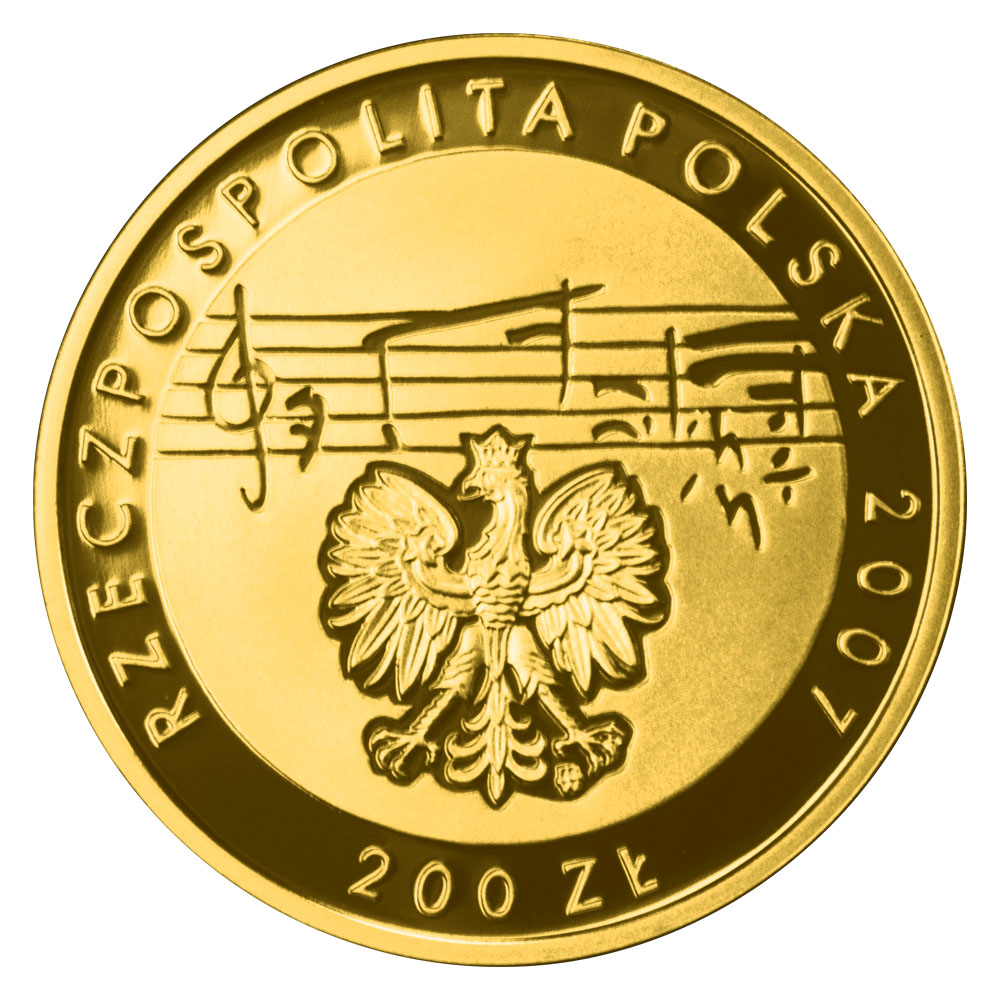 PL 200 Zloty 2007 monogram MW