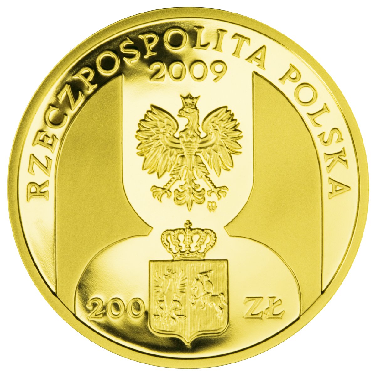 PL 200 Zloty 2009 monogram MW