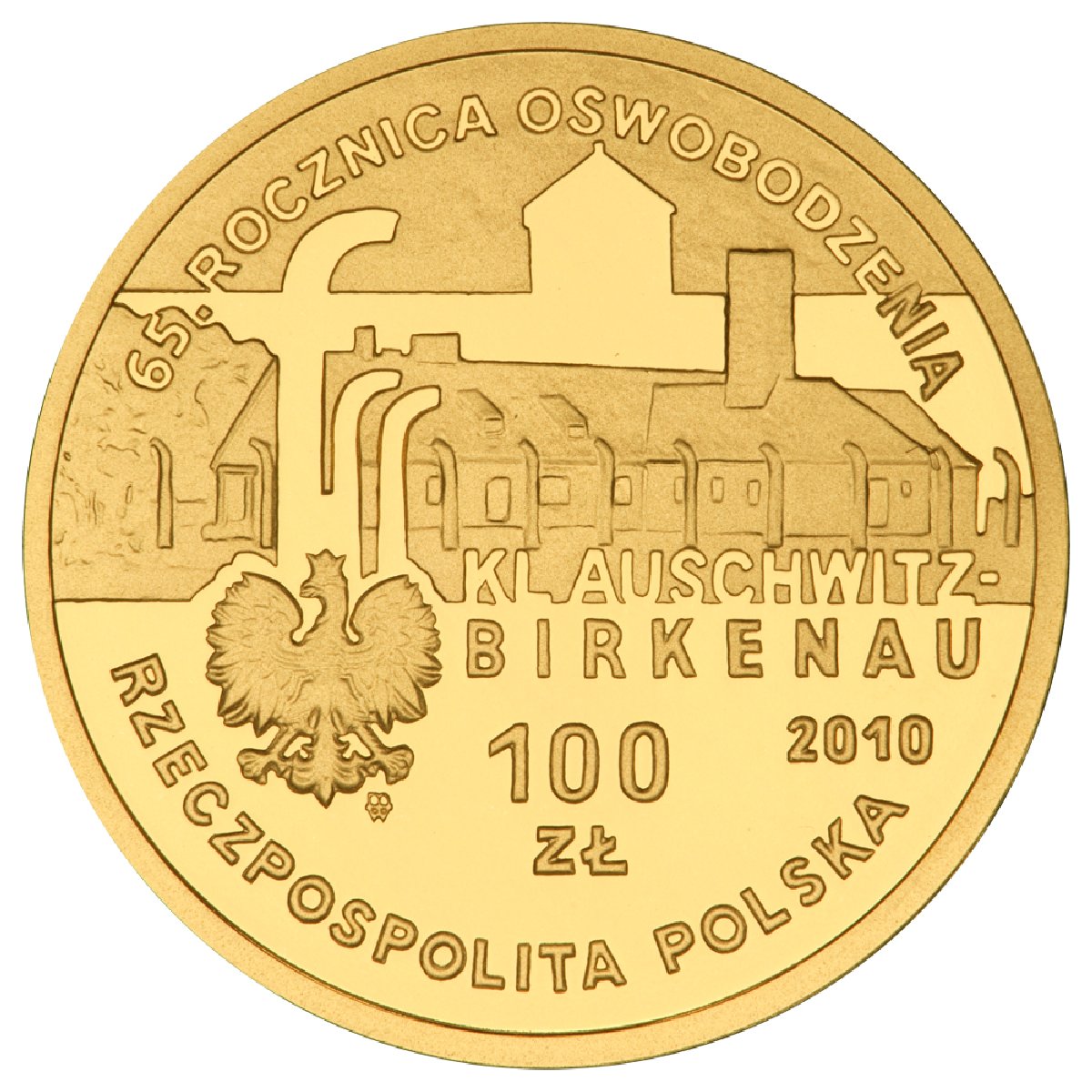 PL 100 Zloty 2010 monogram MW