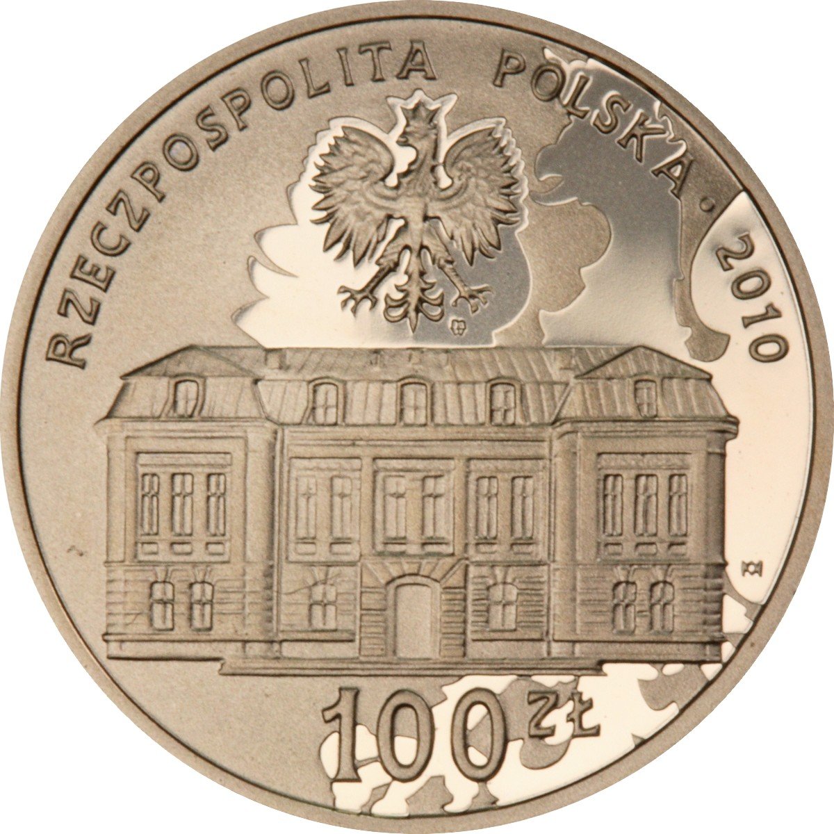 PL 100 Zloty 2010 monogram MW