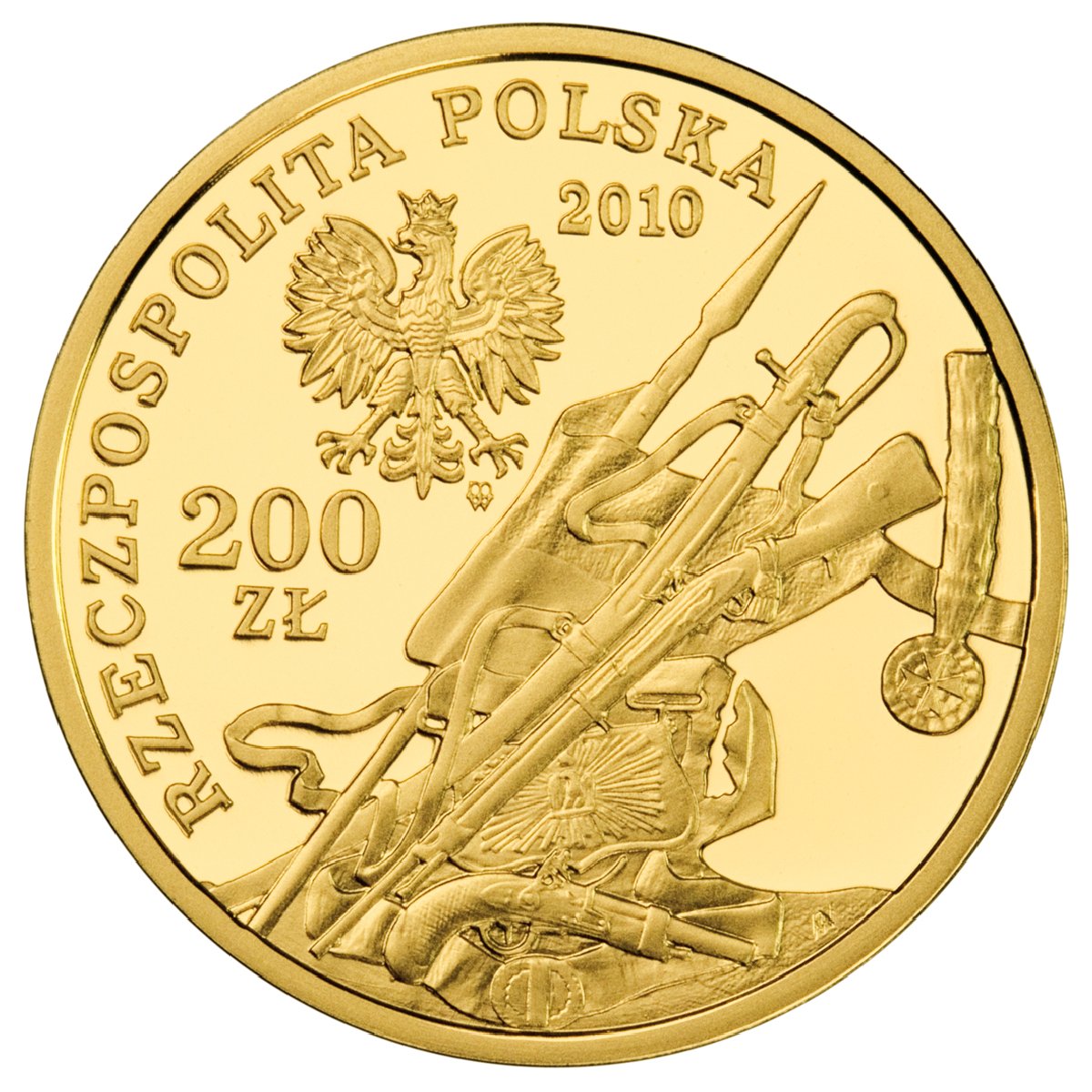 PL 200 Zloty 2010 monogram MW