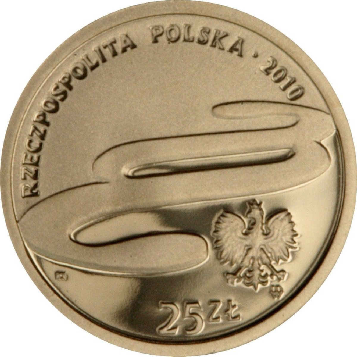 PL 25 Zloty 2010 monogram MW