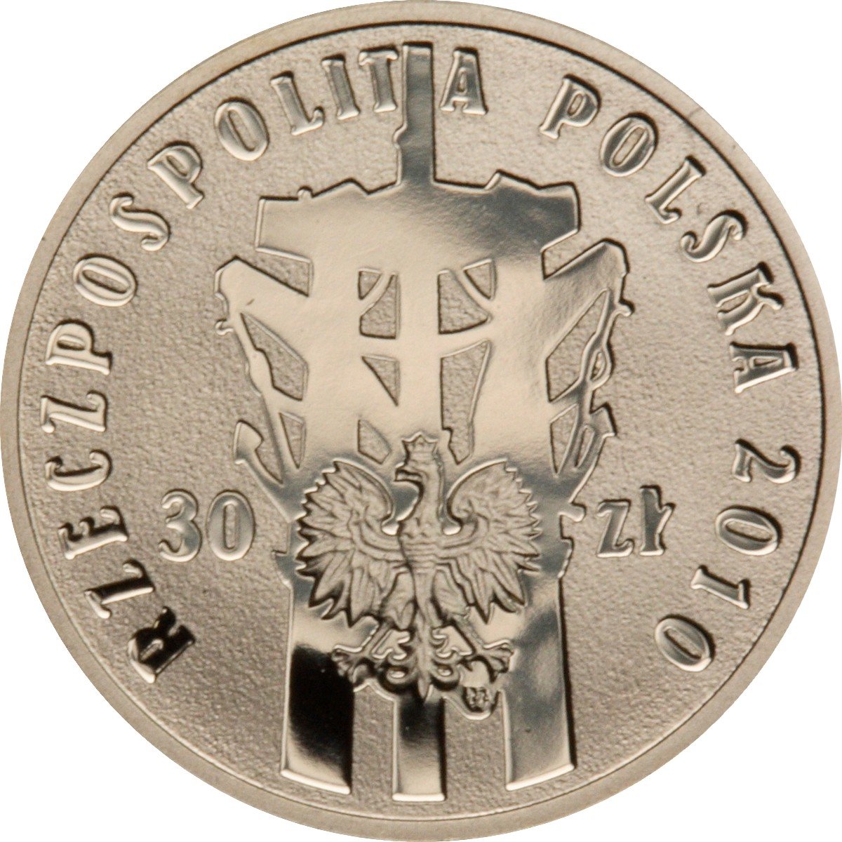 PL 30 Zloty 2010 monogram MW