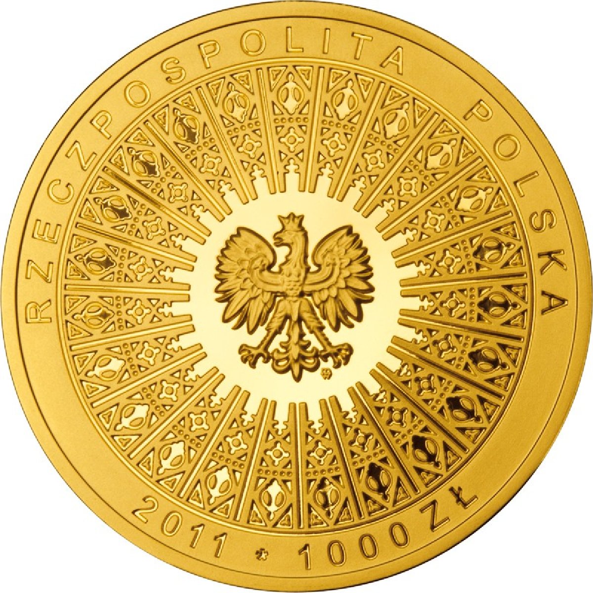PL 1000 Zloty 2011 monogram MW