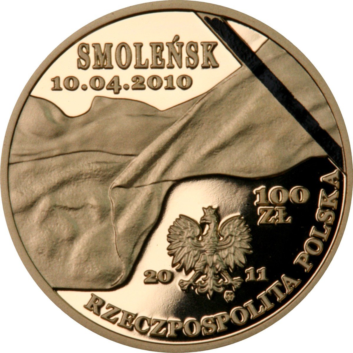 PL 100 Zloty 2011 monogram MW