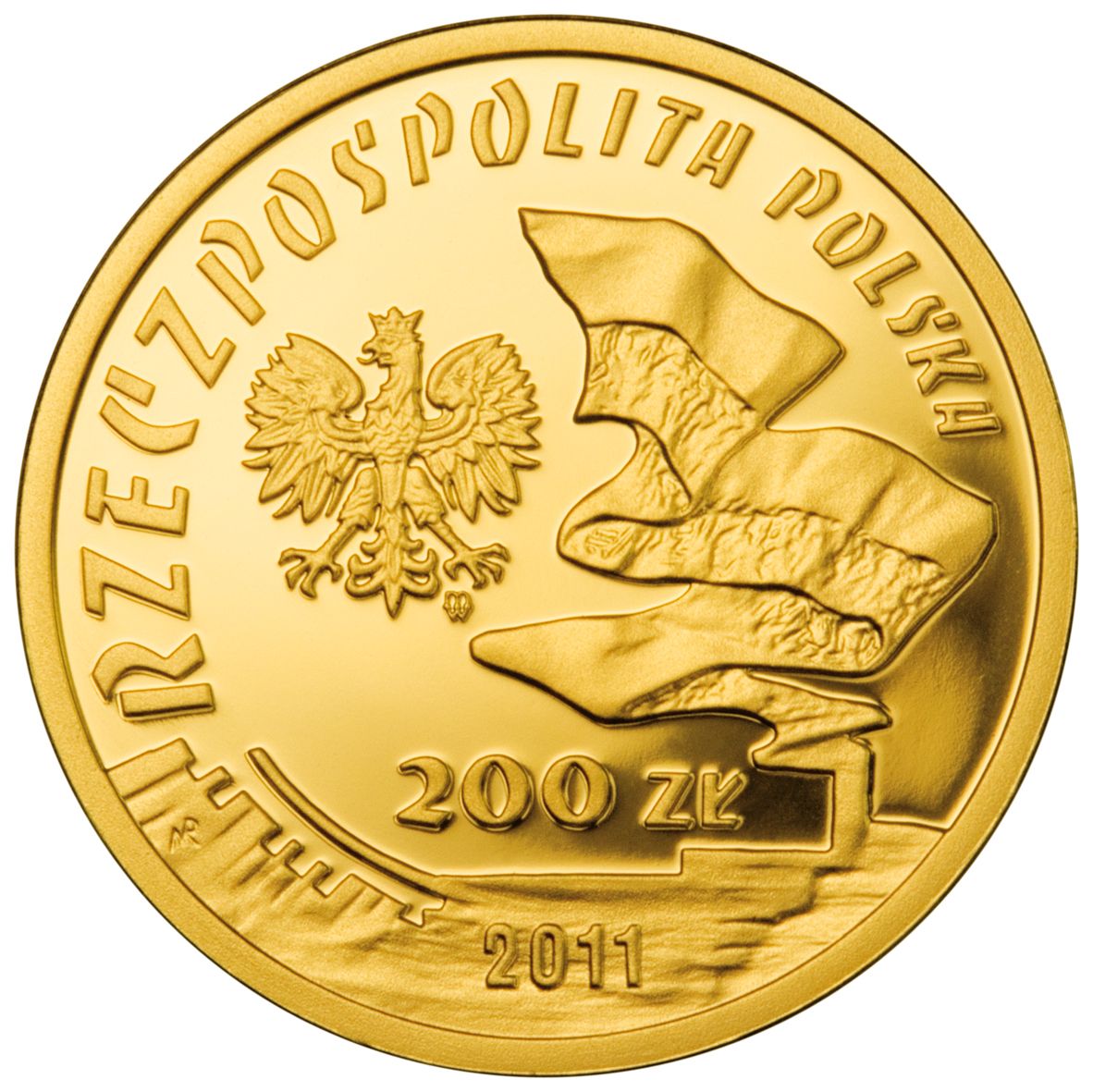 PL 200 Zloty 2011 monogram MW