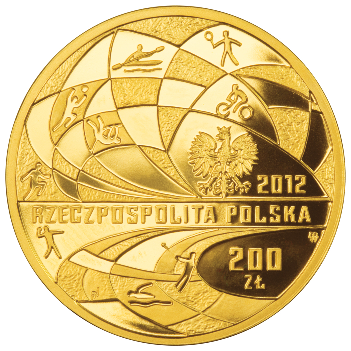 PL 200 Zloty 2012 monogram MW