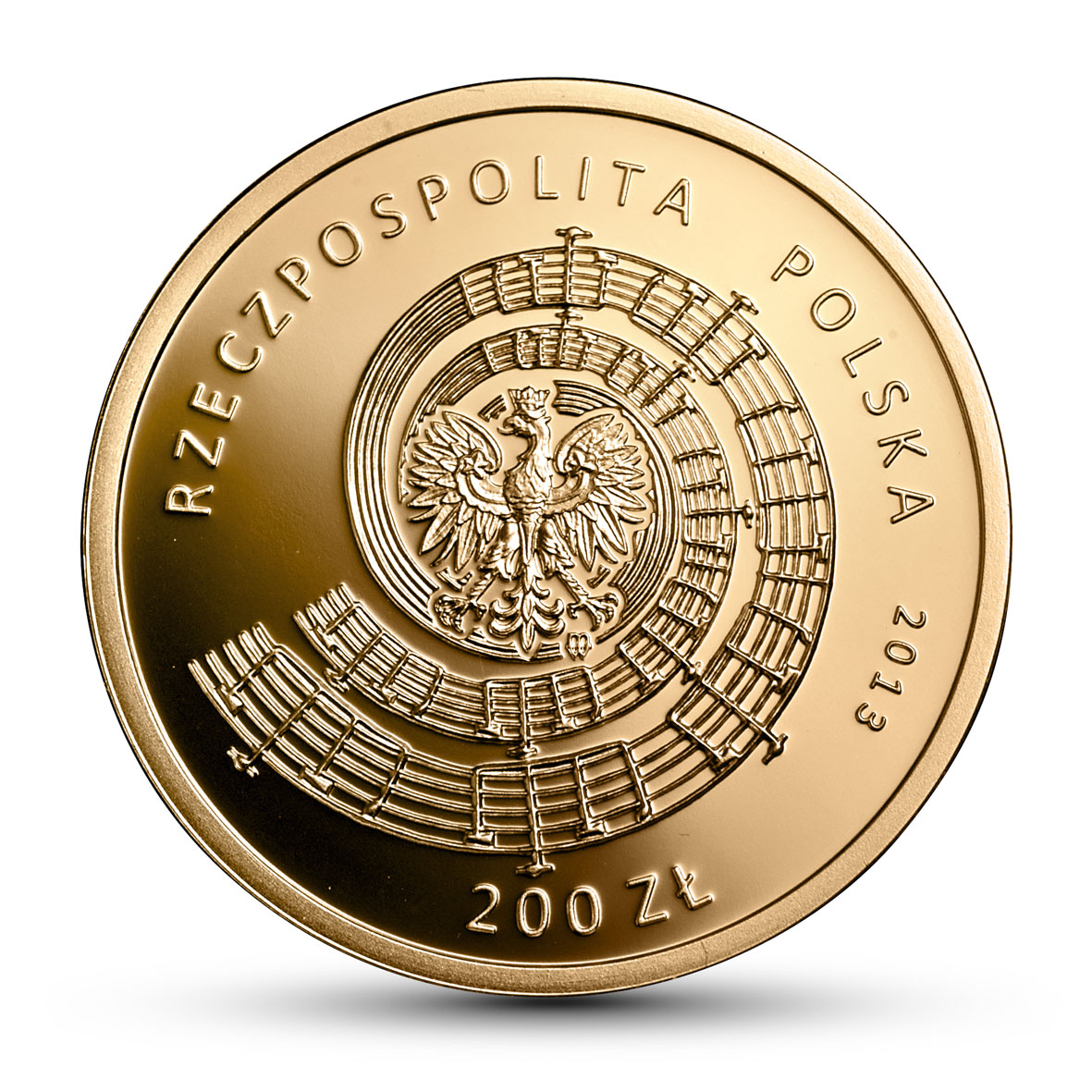 PL 200 Zloty 2013 monogram MW