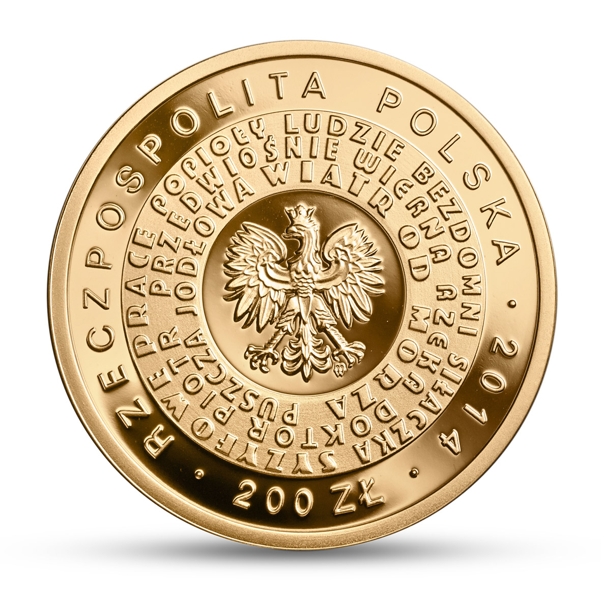PL 200 Zloty 2014 monogram MW