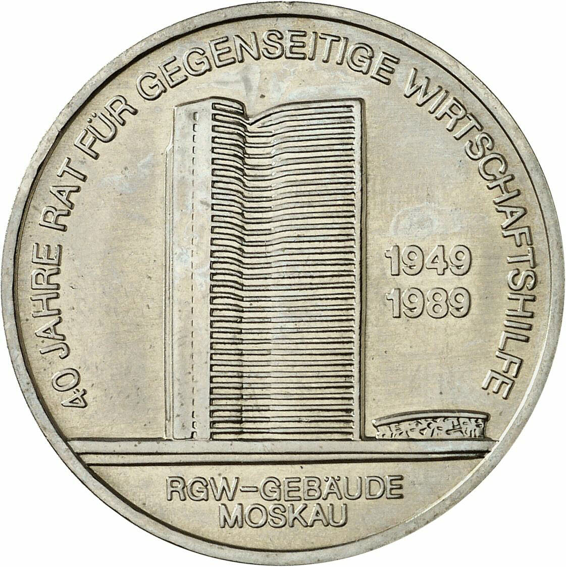 DE 10 Mark der DDR 1989 A