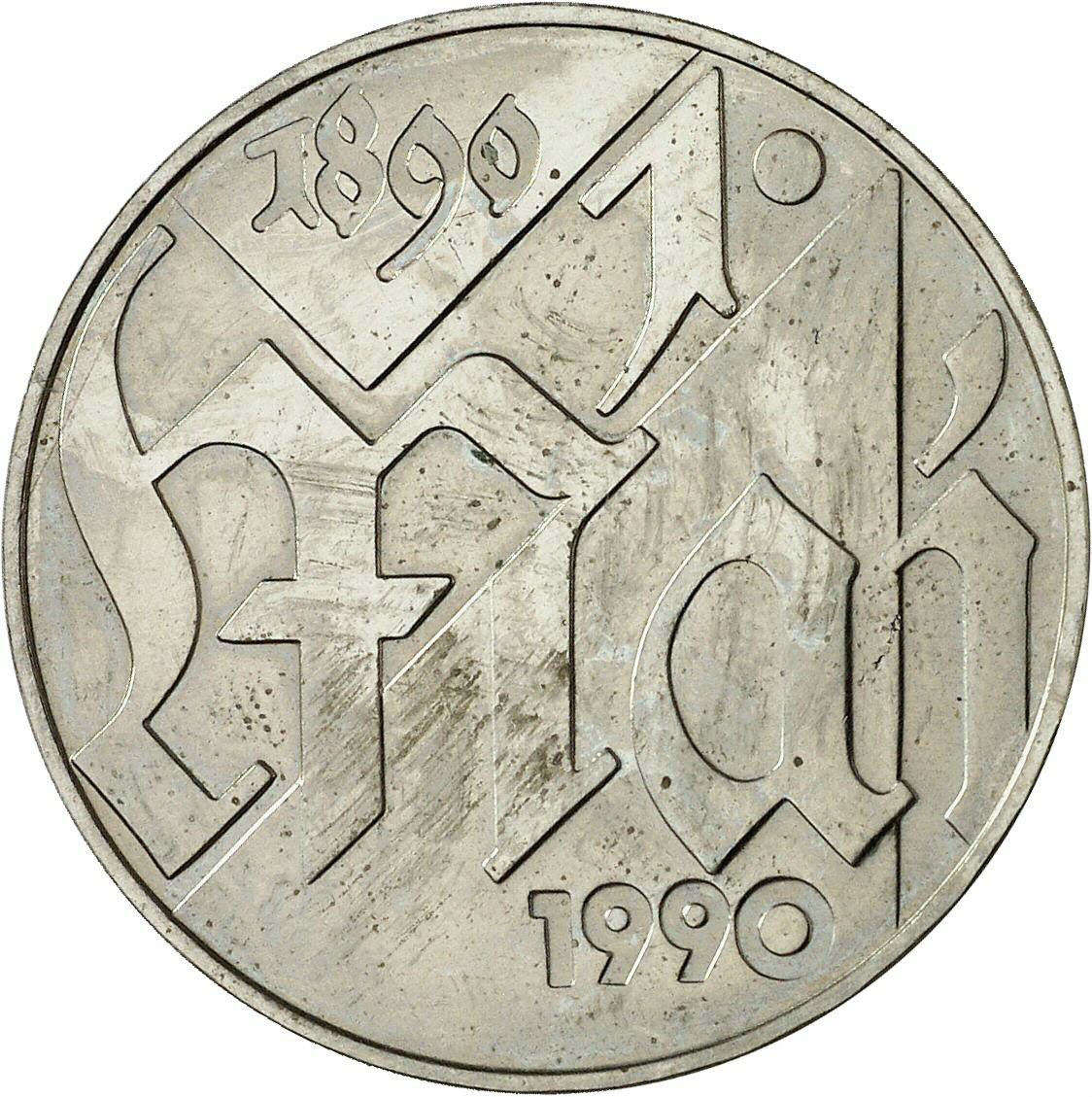DE 10 Mark der DDR 1990 A