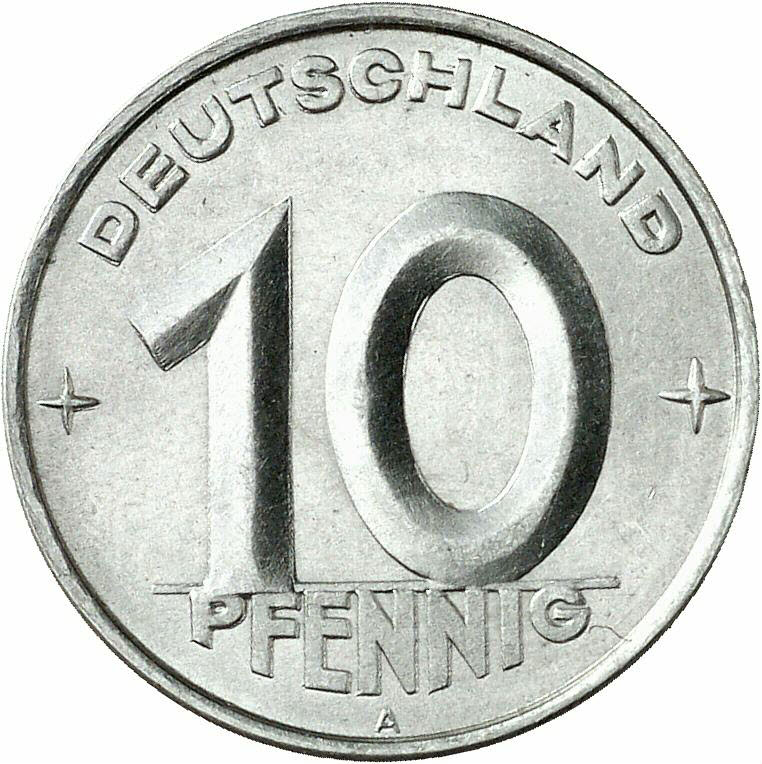 DE 10 Pfennig 1952 E