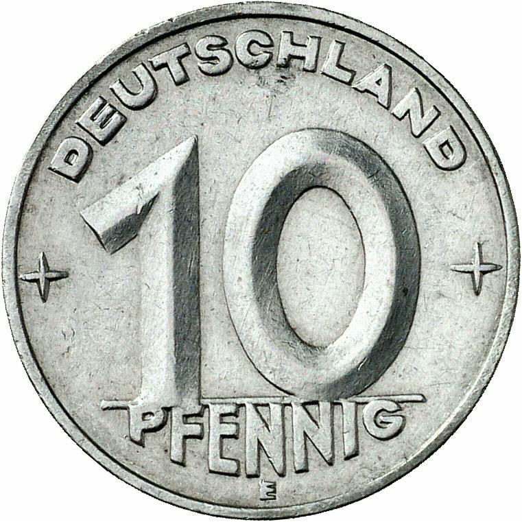 DE 10 Pfennig 1953 A