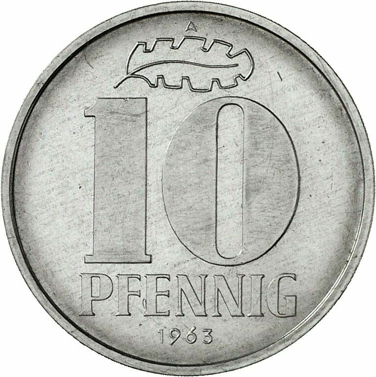 DE 10 Pfennig 1963 A