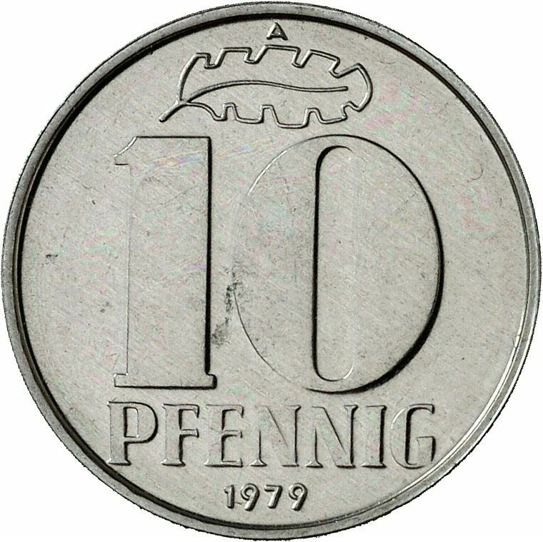 DE 10 Pfennig 1979 A